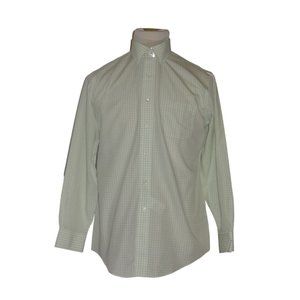 NWT Brooks Brothers Green Checkered Long Sleeve Shirt Men Size S Cotton for the